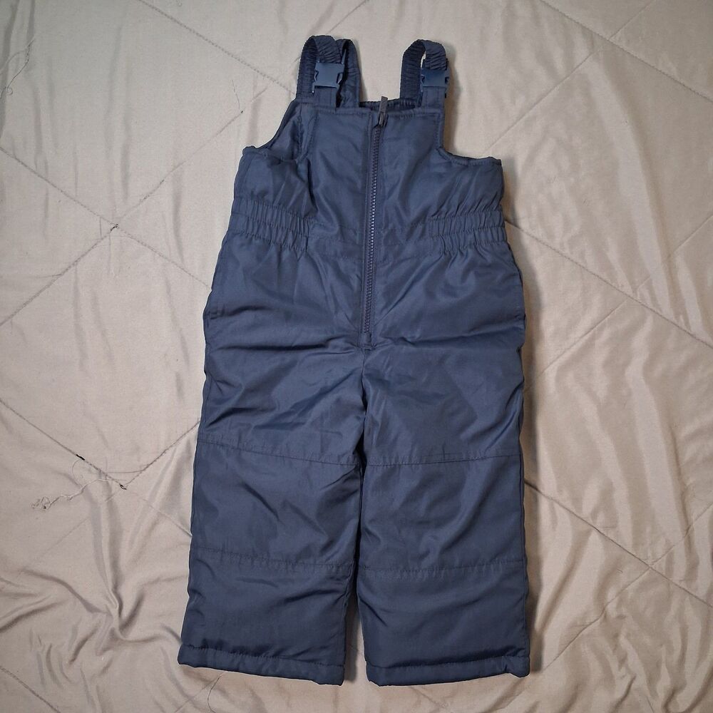 Carter's Blue Snow Bib Overalls Winter Ski Snowsuit